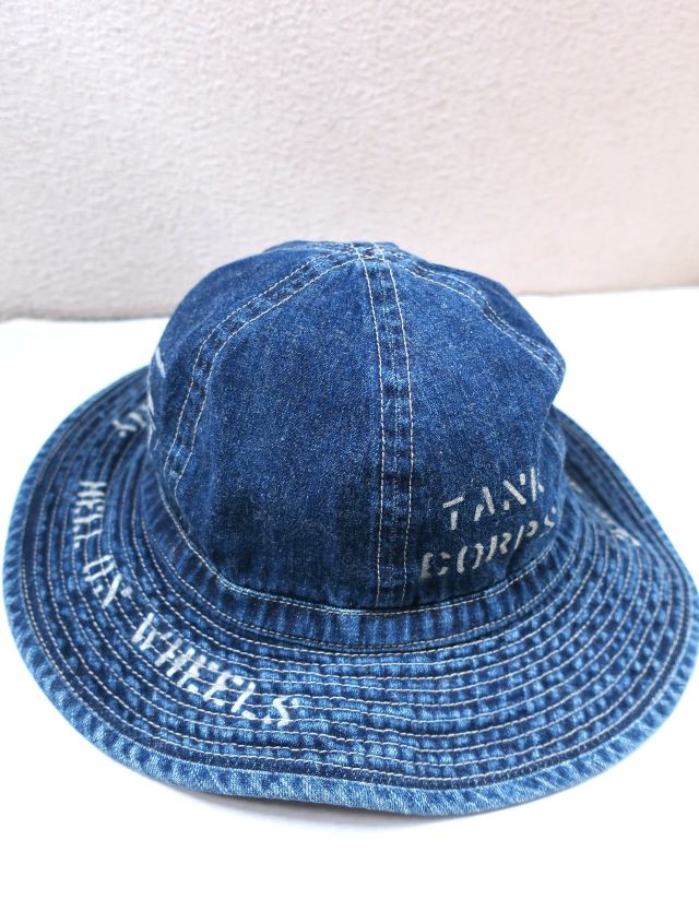 デニムワーキングハット VINTAGE WASHED ステンシル