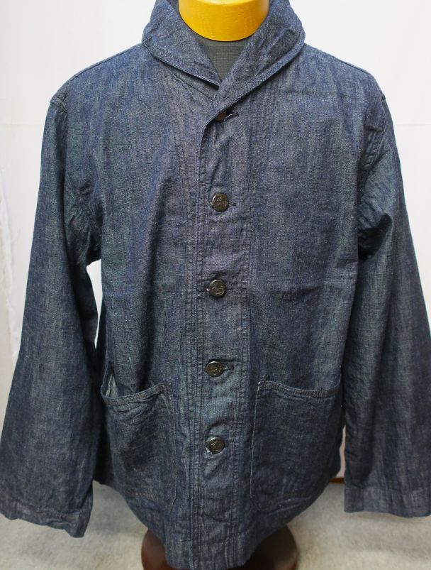 USN ショールカラー デニム カバーオール