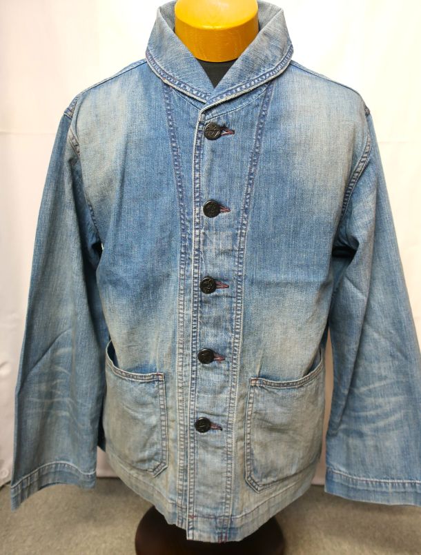 USN ショールカラー デニム カバーオール