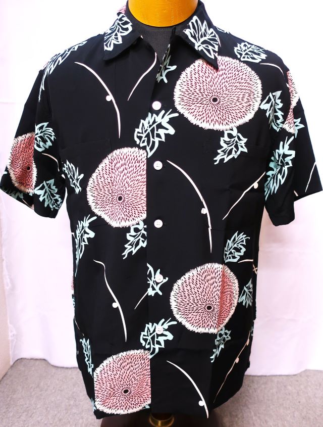 Duke Kahanamoku 半袖レーヨン アロハシャツ
