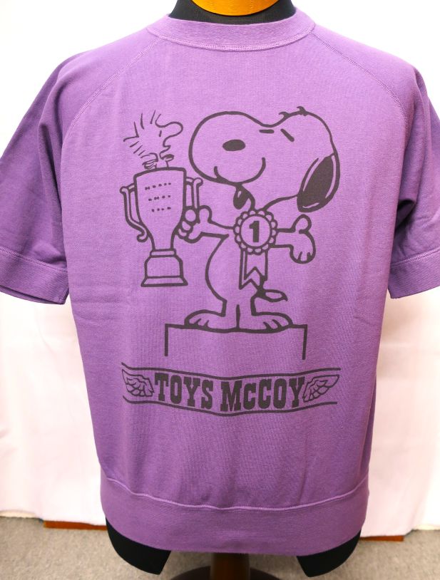 SNOOPY 半袖スウェットシャツ