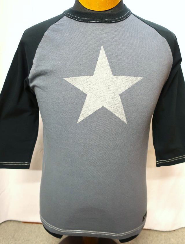 DURABLE ONE STAR クロップドラグラン Tシャツ