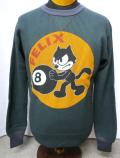 FELIX THE CAT ビッグワッフル クルーネックシャツ