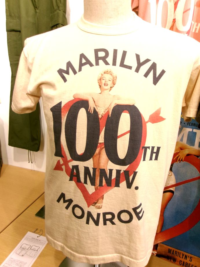 マリリン・モンロー 半袖Tシャツ