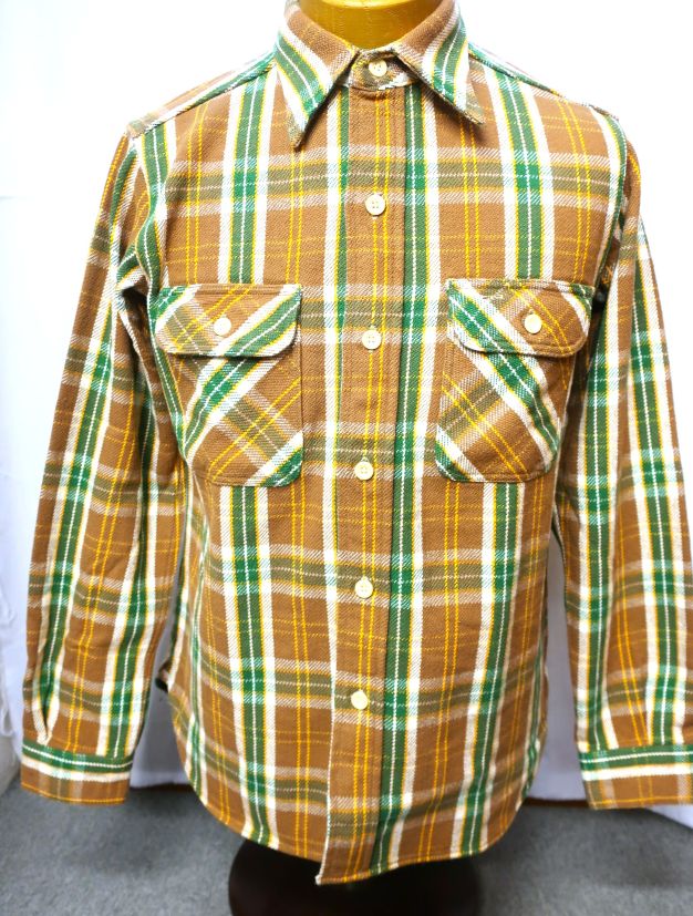 フランネルシャツ F柄