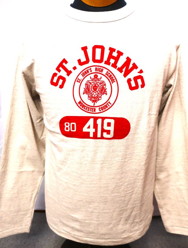 長袖クルーネックTシャツ