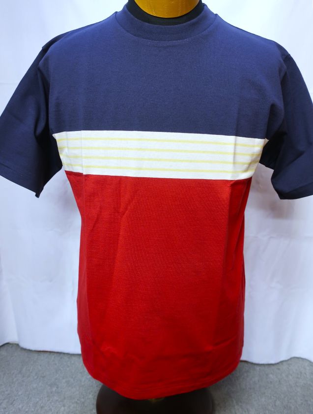 パネルボーダーTシャツ ( A柄 )